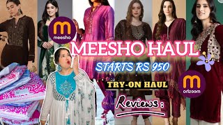 Meesho trending partywear kurta set haul starts Rs 900/-?|Meesho new haul|Meesho