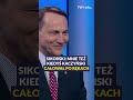 Sikorski: mnie też kiedyś Kaczyński całował po rękach #polityka #polska #shorts
