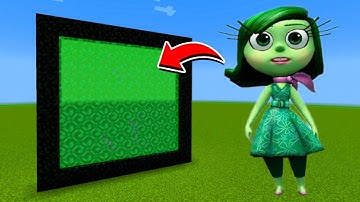 How to Make A Portal To The Inside Out 2 Disgust Dimension in Minecraft!