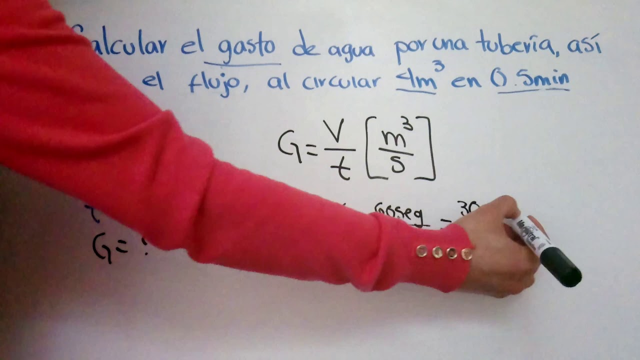 Para Construir Autor Destilaci n Calcular Gasto De Agua Vertical Suma