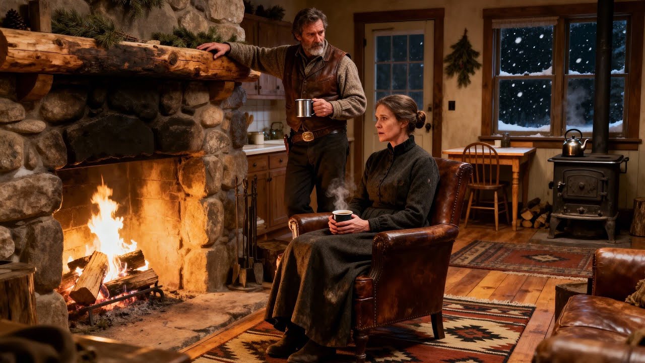 The Rancher Offered Her Coffee By The Fire — And That Christmas Night, Kindness Felt Like Love.