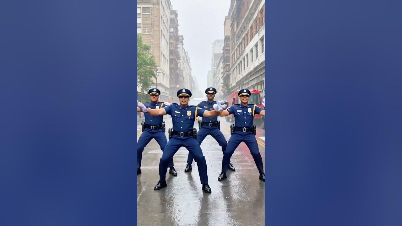 🇧🇧 Barbados Police Dance | Blurred Lines | Police Dance Perform 2025 🚨💃