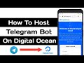 How to host telegram bot on digital ocean  marie bot