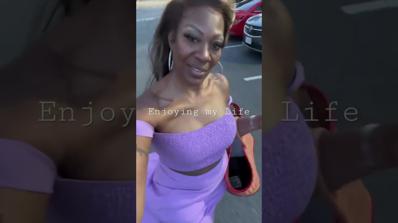 The Wind Blew my Dress Up | Slaying This Purple Dress Set #shorts