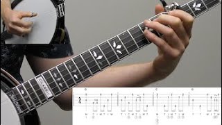 Jesse James (Backup) | Intermediate Bluegrass Banjo Lesson With Tab