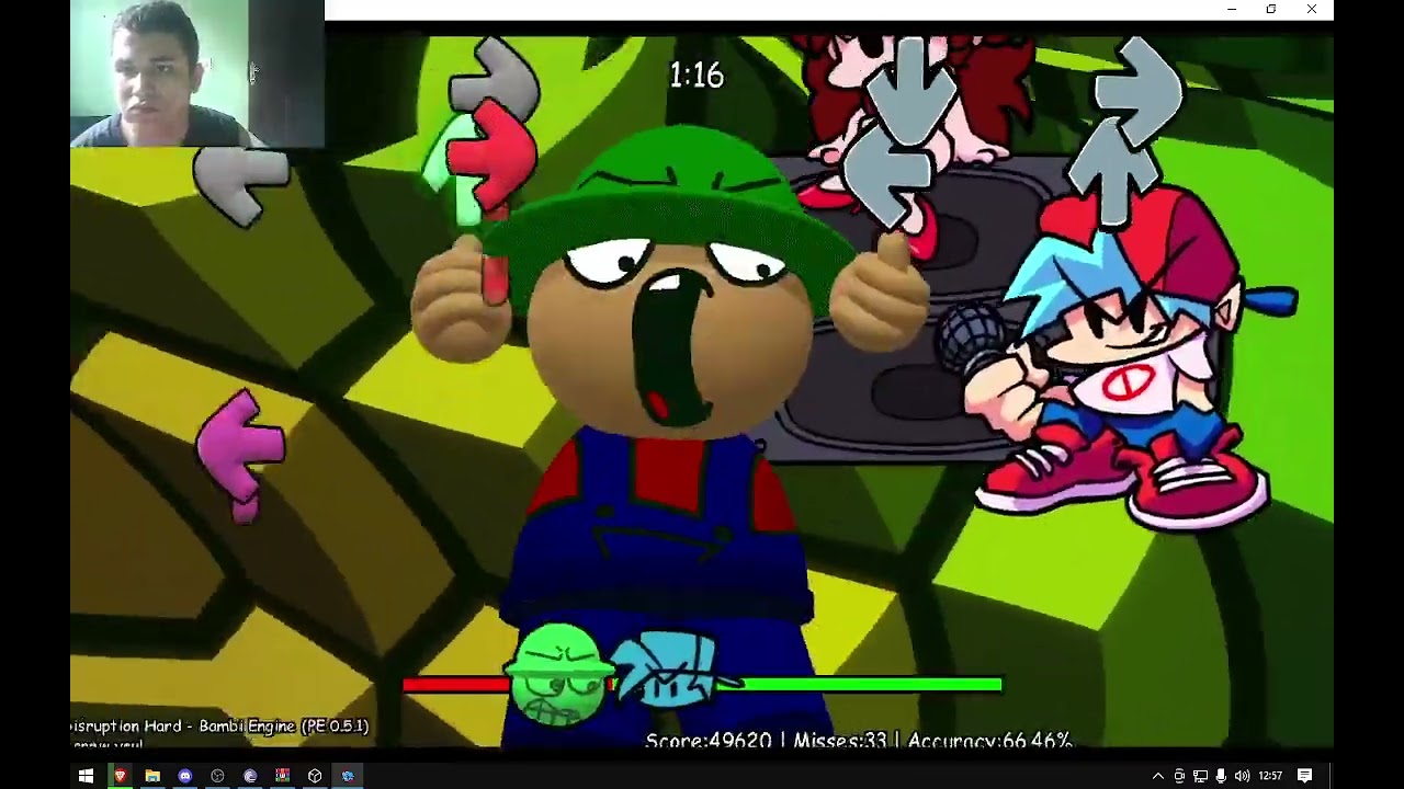 Disruption Bambi fnf golden apple port