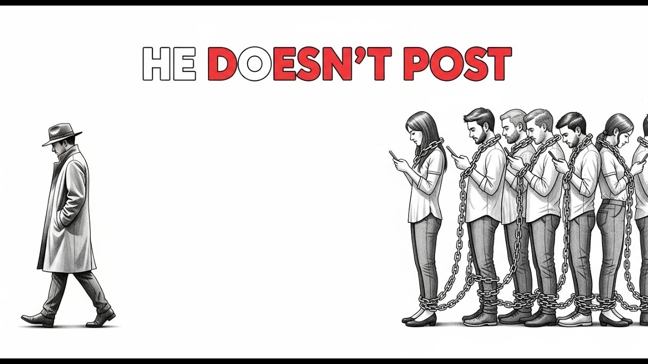 Psychological Shocking Truths About Men Who DON'T POST on SOCIAL MEDIA
