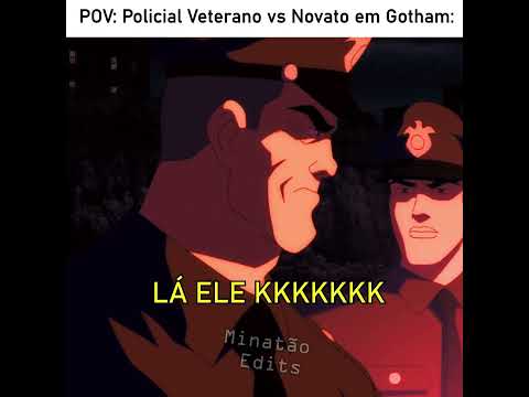 As leis de Gotham são diferentes 🤣 #dccomics #ligadajustiça #memes #batman #superherói #edit