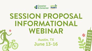 Greater & Greener 2026 Speaker Submissions Informational Webinar