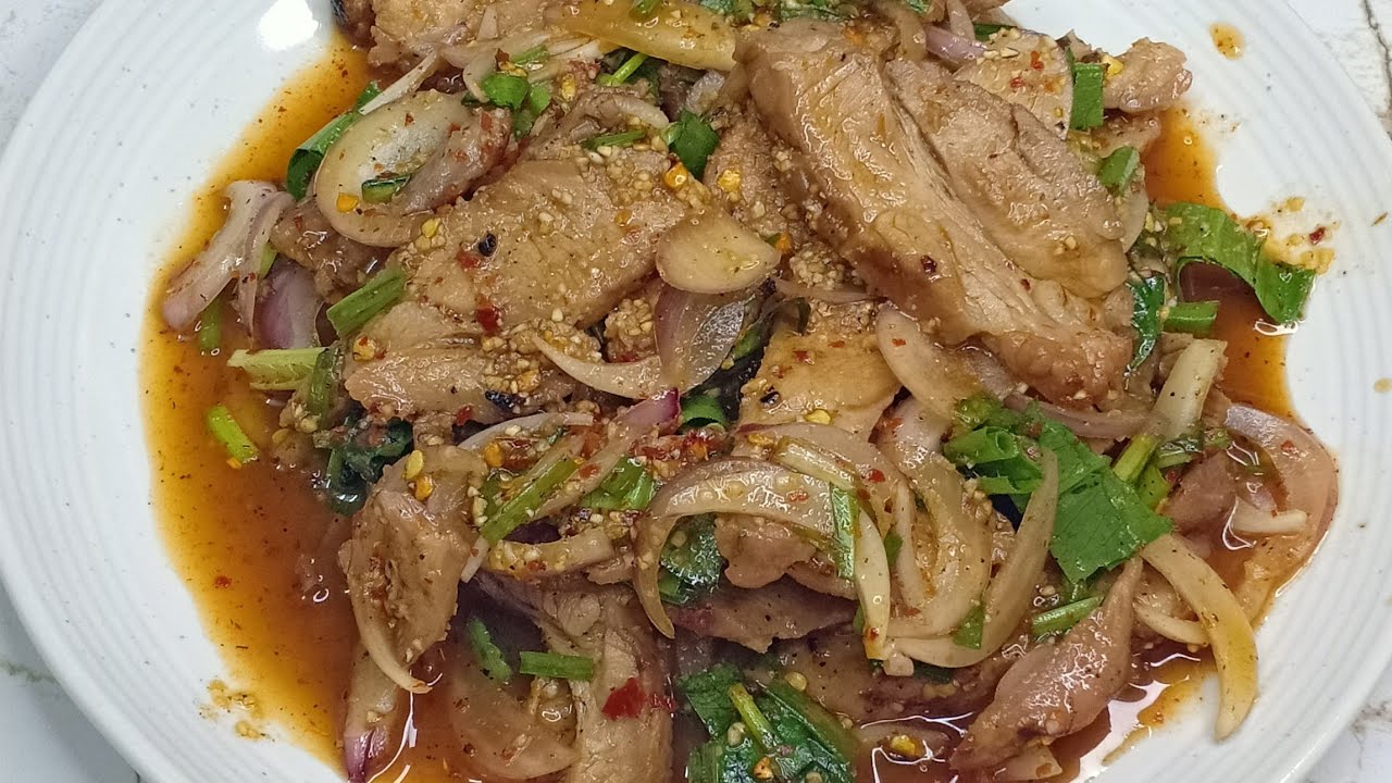 ဝက္သားသုပ္ ထိုင္းဝက္သားကင္သုပ္နည္း