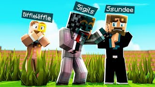I BROKE his BASE on Camp MINECRAFT (Funny Moments)