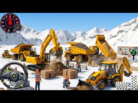 Heavy Excavator Road City Construction Simulator 3D 🚧 | JCB Truck 2026 Game - Android Gameplay