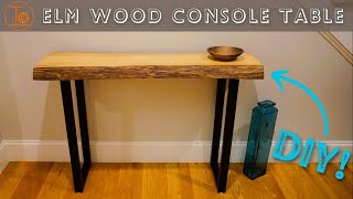 Famous DIY: Make a Live-Edge Console Table Profile