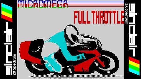 FULL THROTTLE (1984) Walkthrough, ZX Spectrum