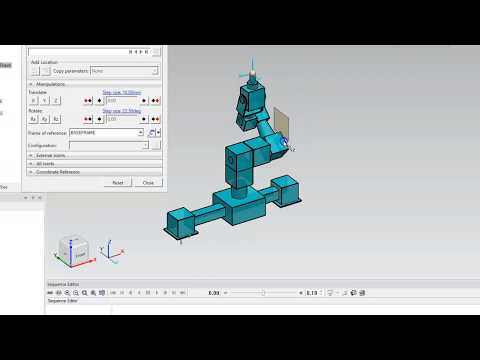 Process Simulate Tutorial - Kinematics Blue Robot