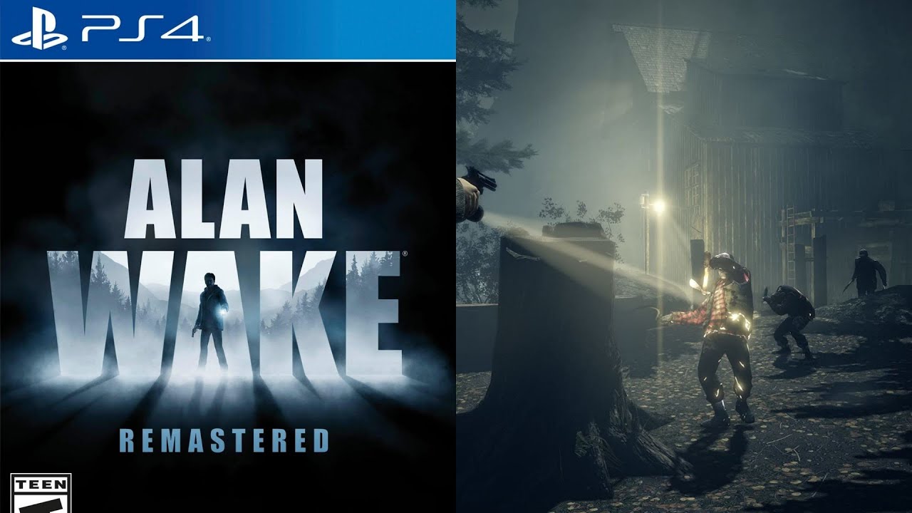 Alan Wake Remastered Playstation Episode 4 the truth escape the clinic story game play scary PS4 ps5