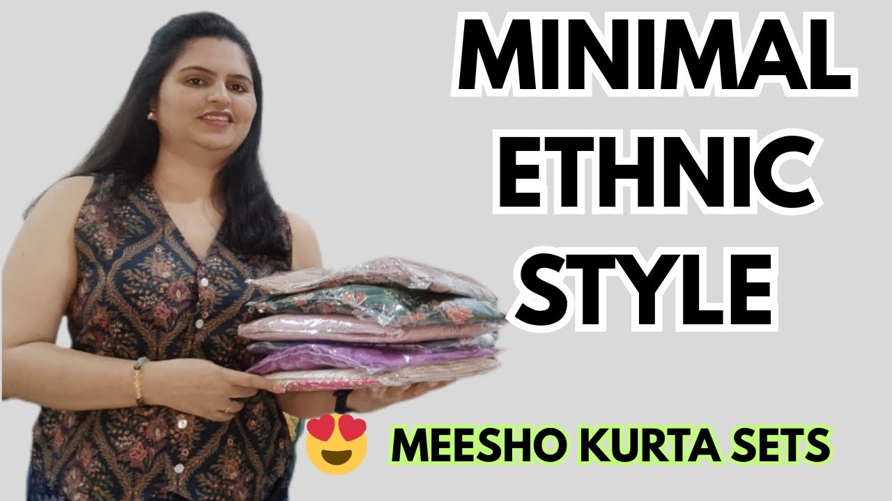 Meesho Ethnic Kurta Sets ✨| Meesho Light Fabric Wear |Meesho Casual Styling | Meesho Comfort Picks💖