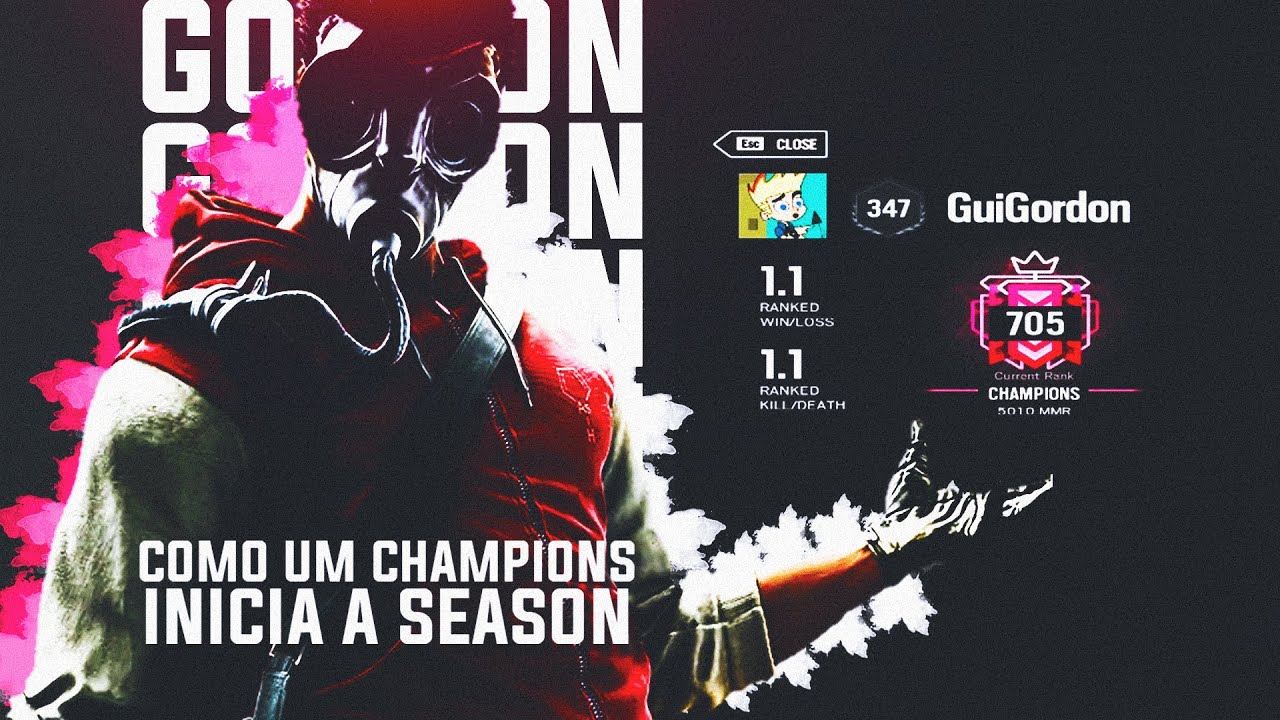 COMO UM CHAMPIONS INICIA A SEASON R6 PC ] Gui Gordon - YouTube