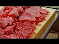 A5松阪牛サガリを焼肉用に切ってみた
