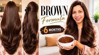 Doctor's Chocolate Brown Hair Color at Home | DIY Brown Hair Dye At Home | Homemade Brown Hair Dye