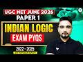 UGC NET Paper 1 | Indian Logic Exam PYQs 2022 - 2025 | UGC NET Paper 1 June 2026  | Naveen Sir