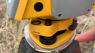 KUE Total Station Instructional Guide for Setup and Leveling