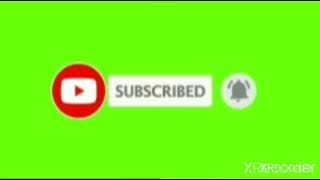 Green Screen subscribe dan lonceng bunyi link