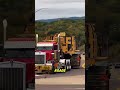 Power on the Highway: The Reality of Oversize Load Transport‼️#shorts #trucking #heavyhaul