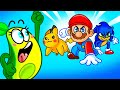 AVOCADO WANTS TO DATE SUPER MARIO | Short Princess vs Tall Princess by Avocado Family