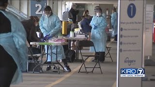 VIDEO: New drive-thru coronavirus testing at T-Mobile Park