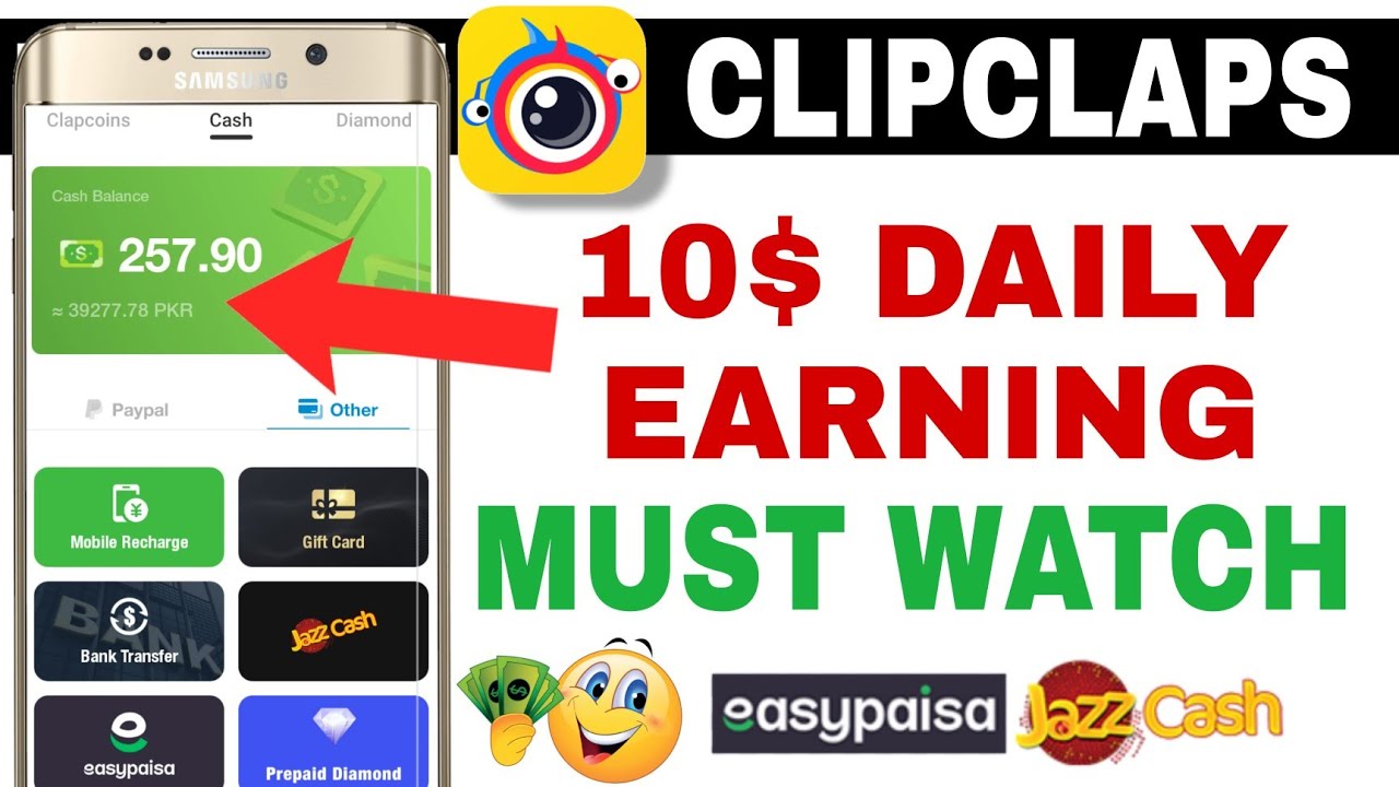 Clipclaps Daily 10$ Earning Tricks 2022 || Clipclaps Withdraw Proof in Pakistan || Must Watch