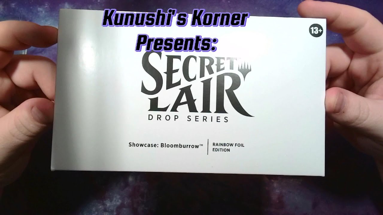 MTG Secret Lair Unboxing: Bloomburrow Showcase, Rainbow Foil - YouTube