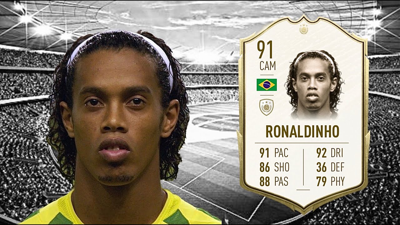 Ronaldinho Mid Icon FIFA 20 - 91 - Rating and Price