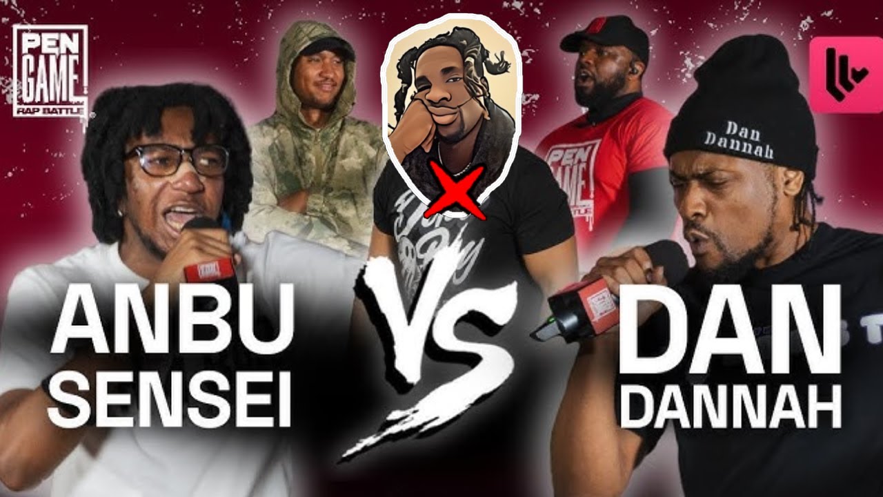 ANBU SENSEI vs DAN DANNAH | PenGame Rap Battle 2025 XERAPH REACTION!!!