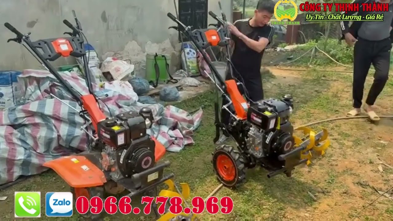 Máy Xới Đất Mini Chạy Dầu Kama Chính Hãng Mới Nhất Năm 2025