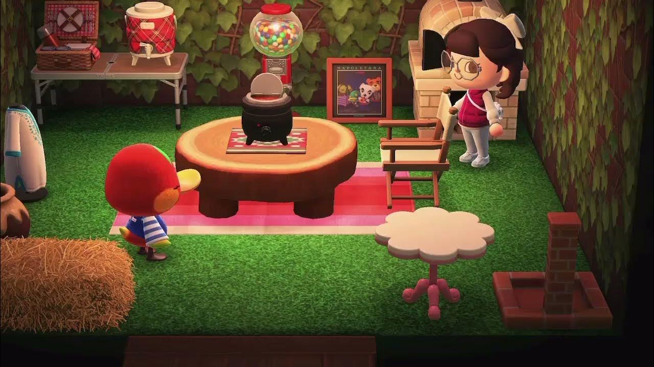 Ketchup realizing her actual size ACNH YouTube