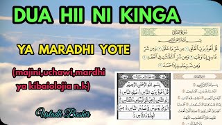 IFAHAMU  DUA YA KINGA  YA MARADHI YOTE