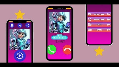 AI Robot Fake Video Call