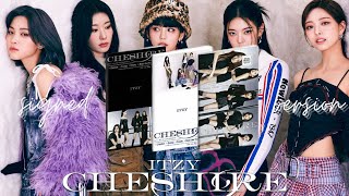 unboxing 5 signed itzy cheshire albums | can i get bucket hat yeji???