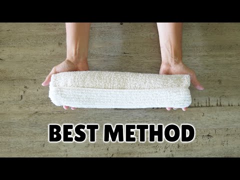The BEST Way to Roll up a Towel!