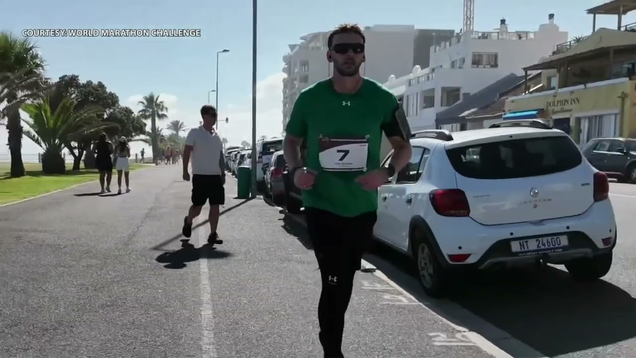 Southern Indiana man completes challenge of running 7 marathons on 7 continents in 7 days