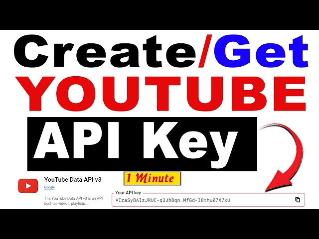 Cara Mendapatkan Kunci API YouTube 2024 | Buat Kunci API YouTube (API Data YouTube v3) class=