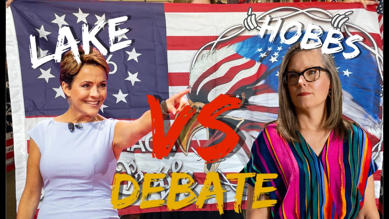 KARI LAKE VS. KATIE HOBBS DEBATE!!! KINDA - YouTube