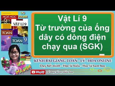 Video [ Vật Lí 9 ] Bài 24 Từ trường của ống dây có dòng điện... - youtube