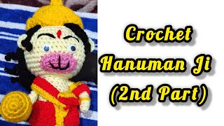 Crochet Toys, Crosiya Toys, Crochet Hanuman Ji, Crosiya Hanuman Ji (PART2)
