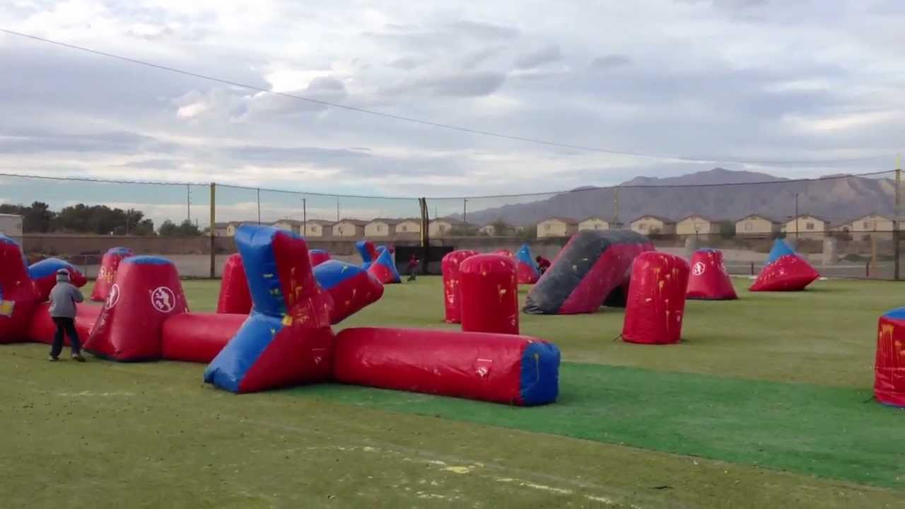 Vegas Xtreme Paintball 2 v 1 speedball game YouTube