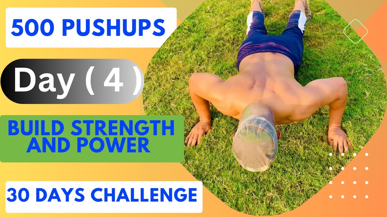 Day 4 of 500 pushups a day transformation for 30 days | 500 Pushups for ...