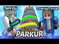 SEVGİLİM İLE KOLAY PARKUR HARİTASI 2 -minecraft @Selindy