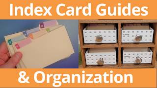 How to Organize and Store Index Cards | ShannonMedisky.com