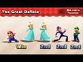 Mario Party The Top 100 – Mario vs Rosalina vs Waluigi vs Luigi | The Great Deflate